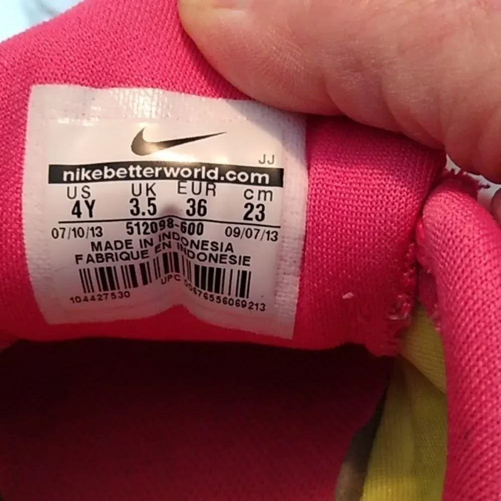 Nike 4 y Pink